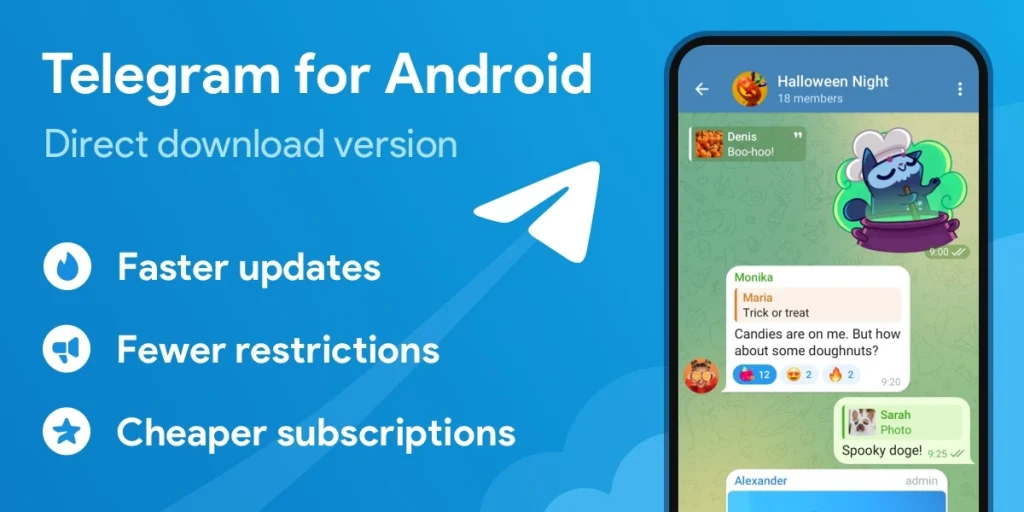 دانلود تلگرام اصلی Telegram اندروید - نصب آپدیت جدید